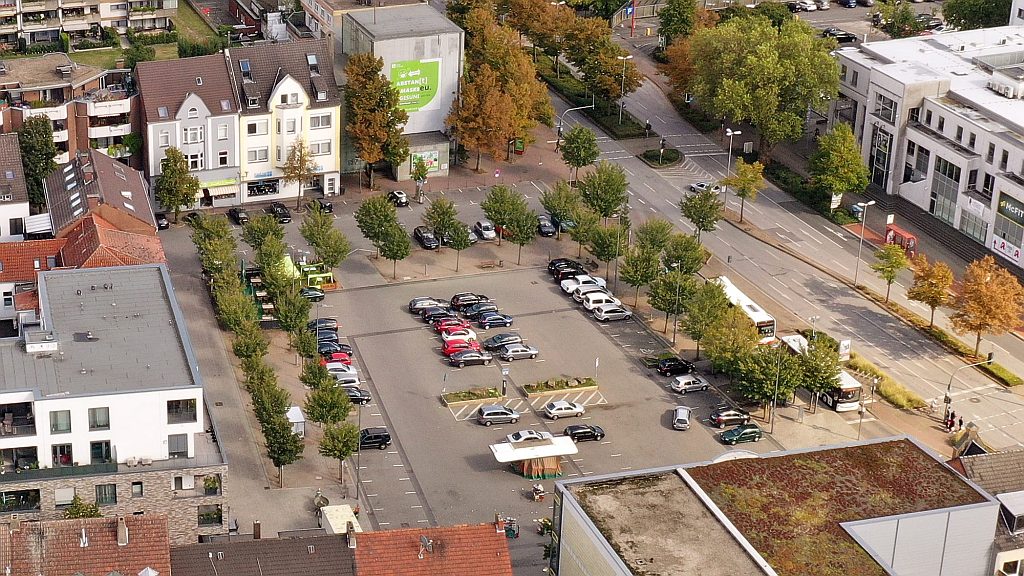Gladbeck einst und jetzt - Marktplatz 2020