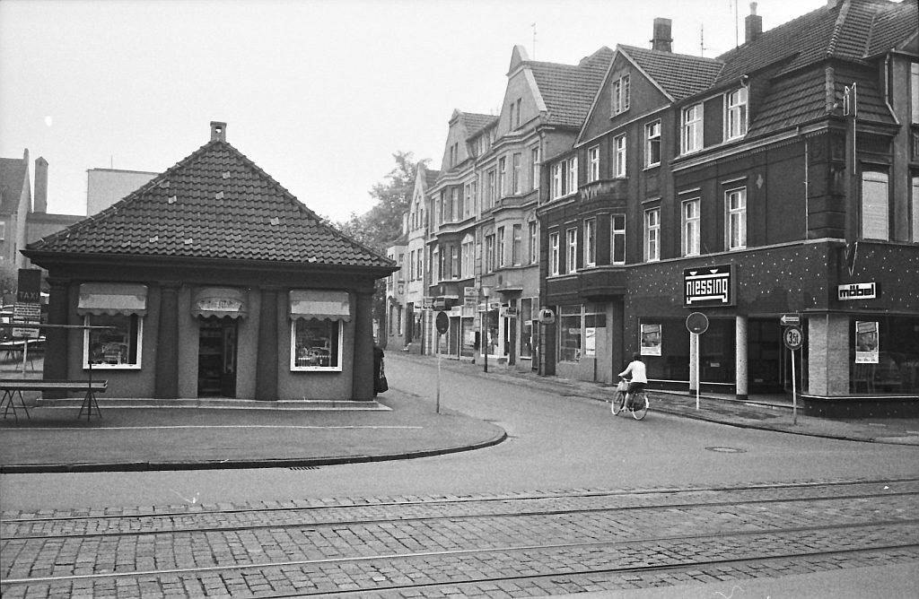 Gladbeck einst und jetzt - Marktplatz südlicher Teil 1950